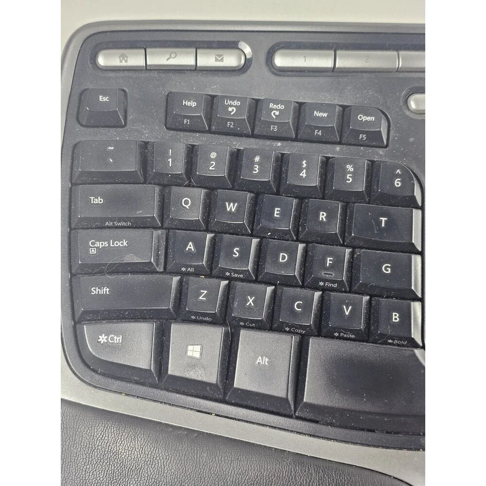 Microsoft 4000 V1.0 KU-0462 1048 lifter Natural Ergonomic Keyboard USB